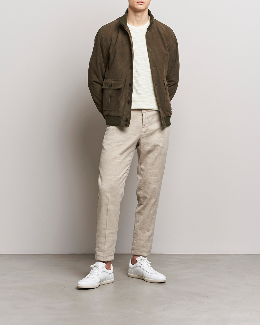 Uomini | Giacche | Valstar | Valstarino Suede Jacket Muschio