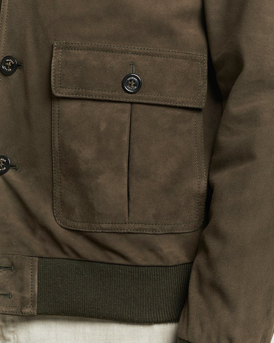 Uomini | Giacche | Valstar | Valstarino Suede Jacket Muschio