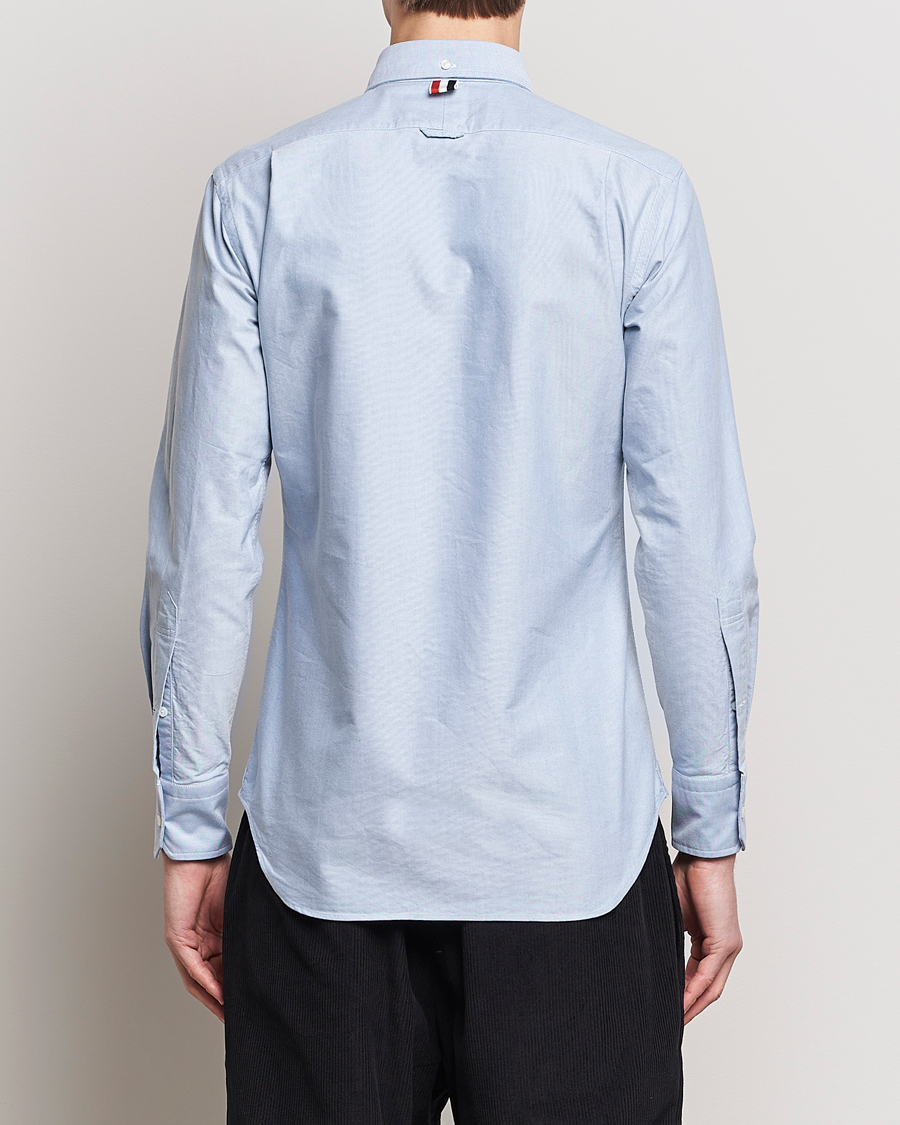 Uomini | Camicie | Thom Browne | Contrast Placket Oxford Shirt Light Blue