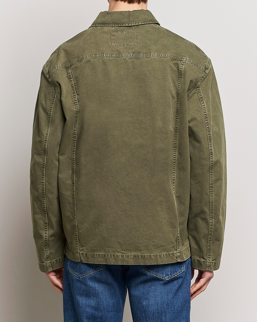 Uomini | Giacche | Golden Goose | Deluxe Brand Garment Dyed Work Shirt Military Green