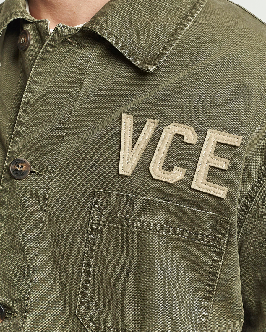 Uomini | Giacche | Golden Goose | Deluxe Brand Garment Dyed Work Shirt Military Green