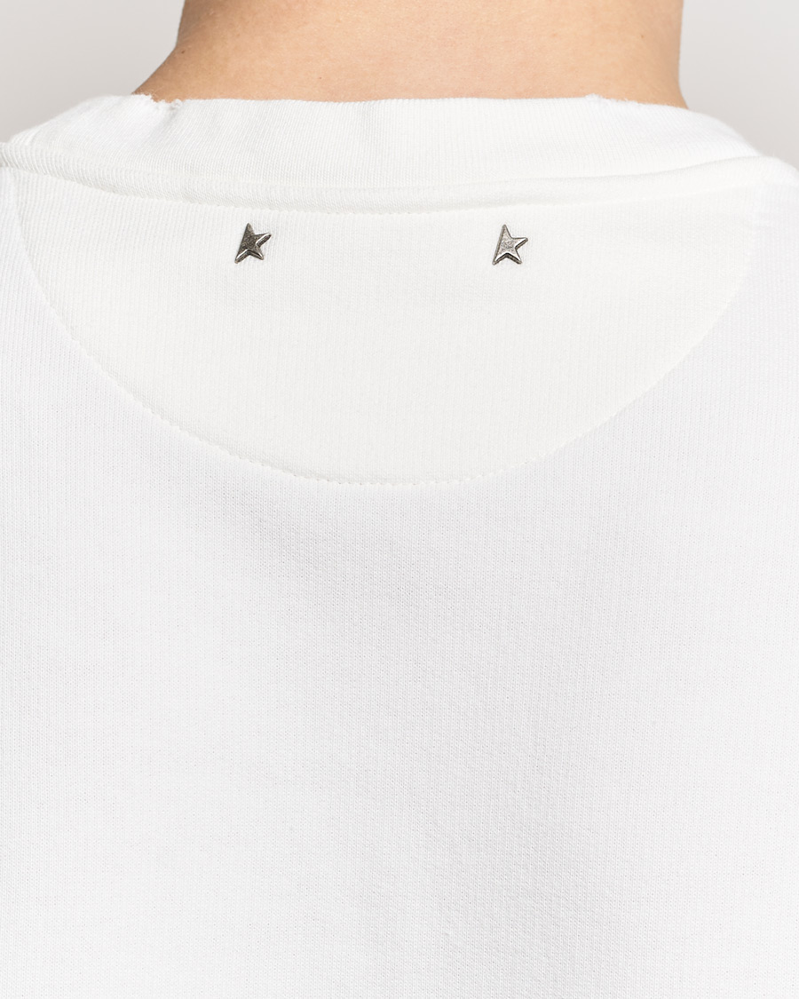 Uomini | Maglieria | Golden Goose | Deluxe Brand Distressed Jersey Sweatshirt Vintage White
