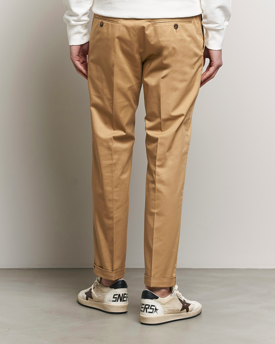 Uomini | Pantaloni | Golden Goose | Deluxe Brand Comfort Cotton Chinos Beige