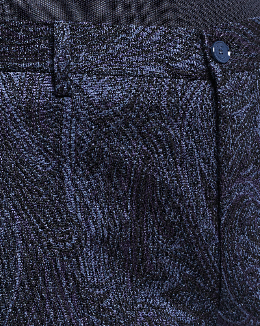 Uomini | Pantaloni | Etro | Tonal Paisley Trousers Navy