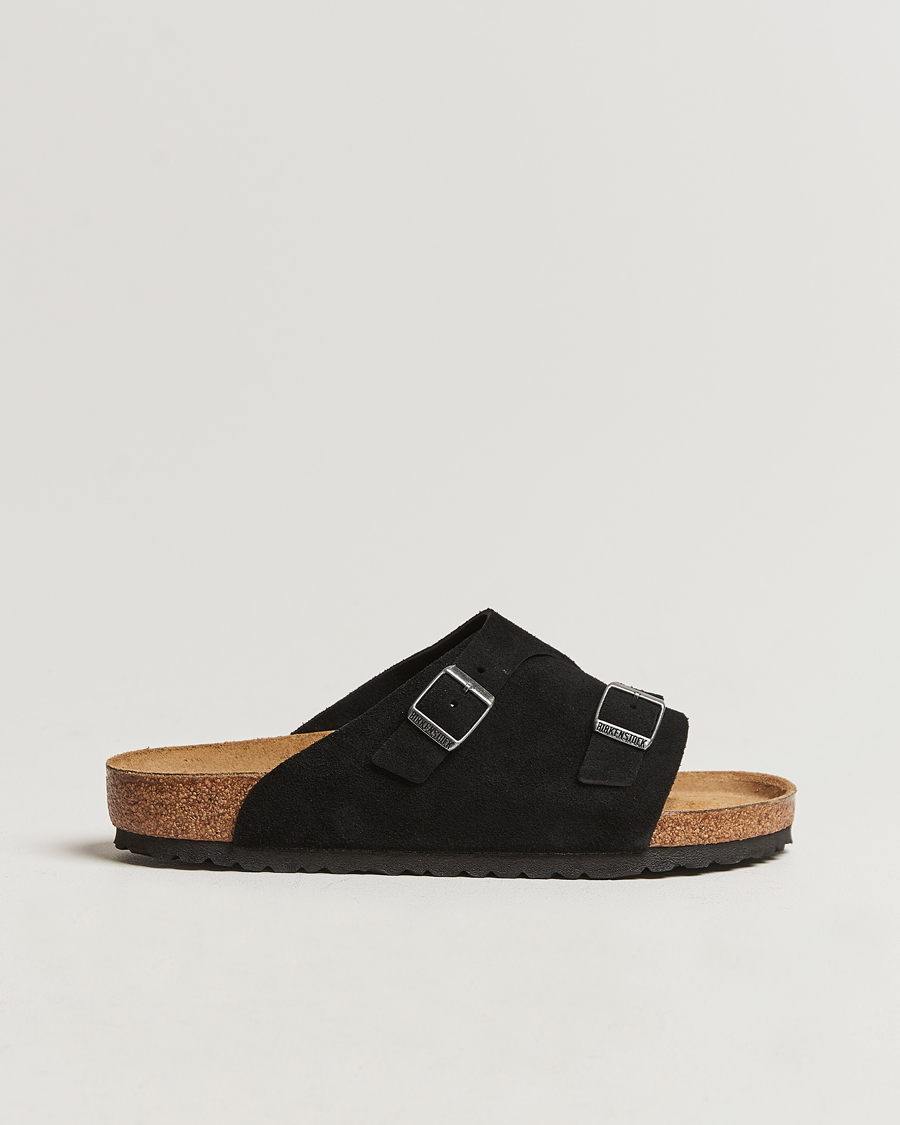 Uomini | BIRKENSTOCK Zürich Black Suede | BIRKENSTOCK | Zürich Black Suede