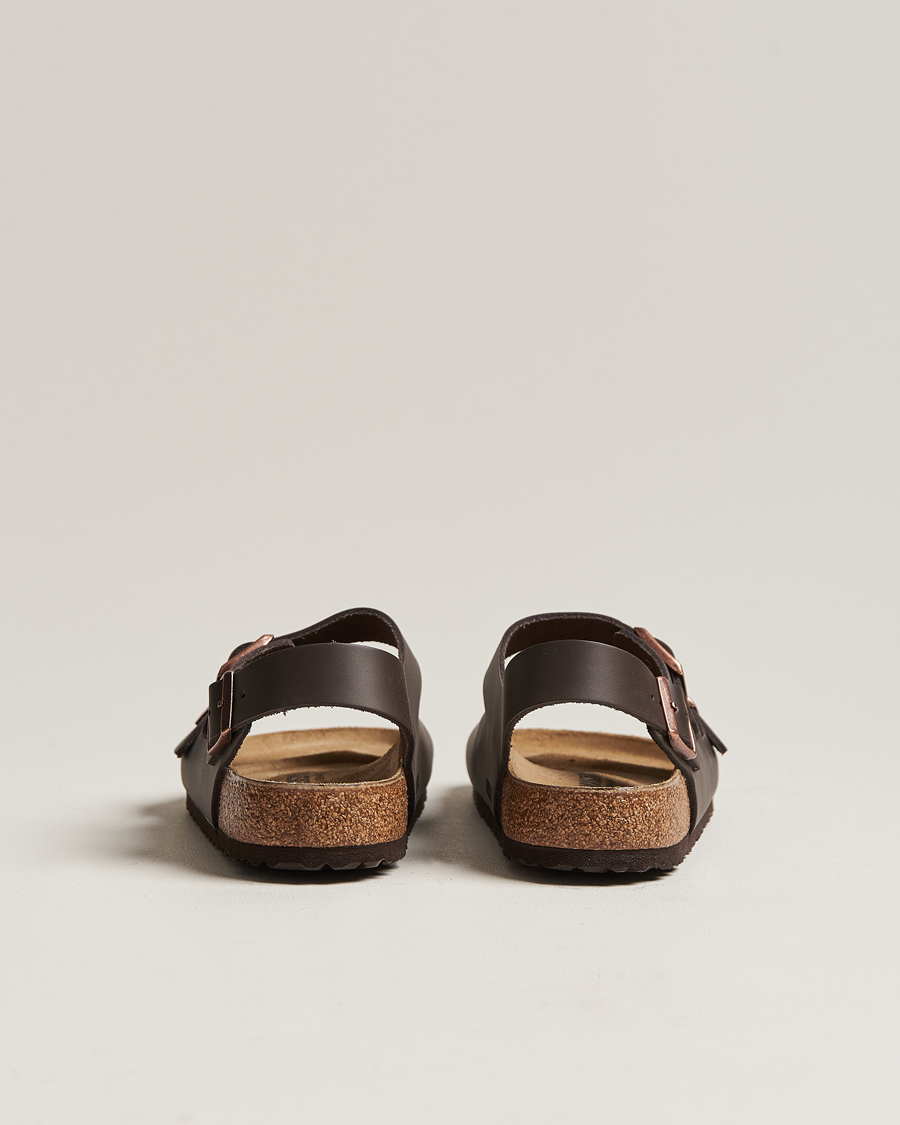 Uomini | Sandali & Diapositive | BIRKENSTOCK | Milano Classic Footbed Dark Brown Leather