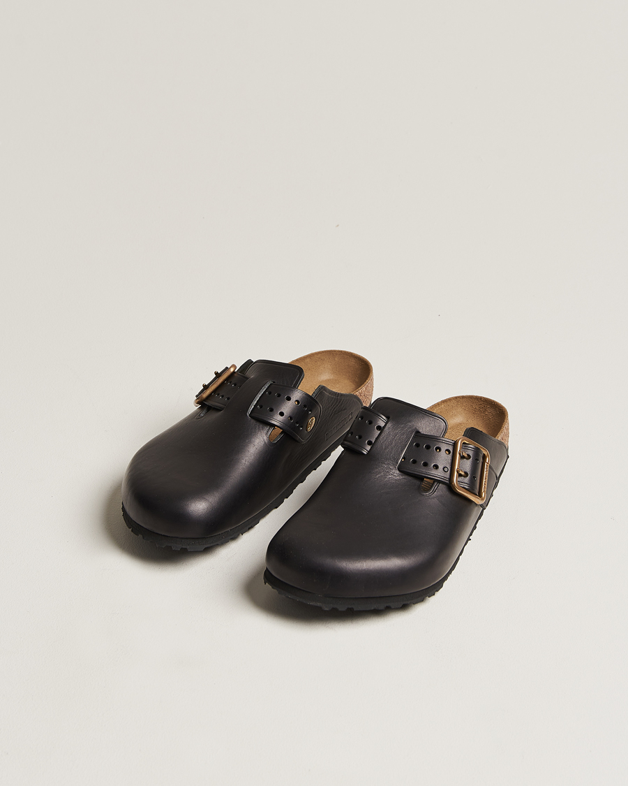 Uomini | BIRKENSTOCK Boston Bold Black Leather | BIRKENSTOCK | Boston Bold Black Leather
