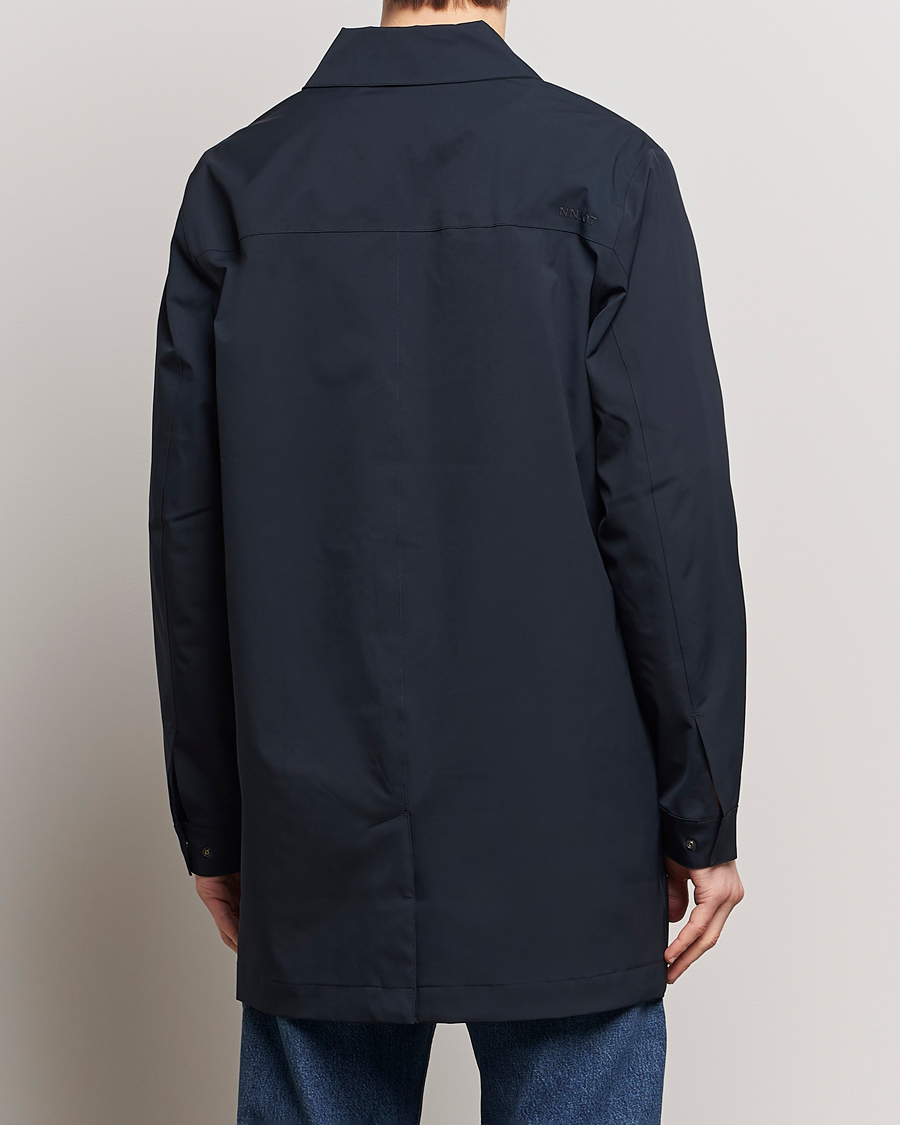 Uomini | Giacche | NN07 | Kim Waterproof Car Coat Navy Blue