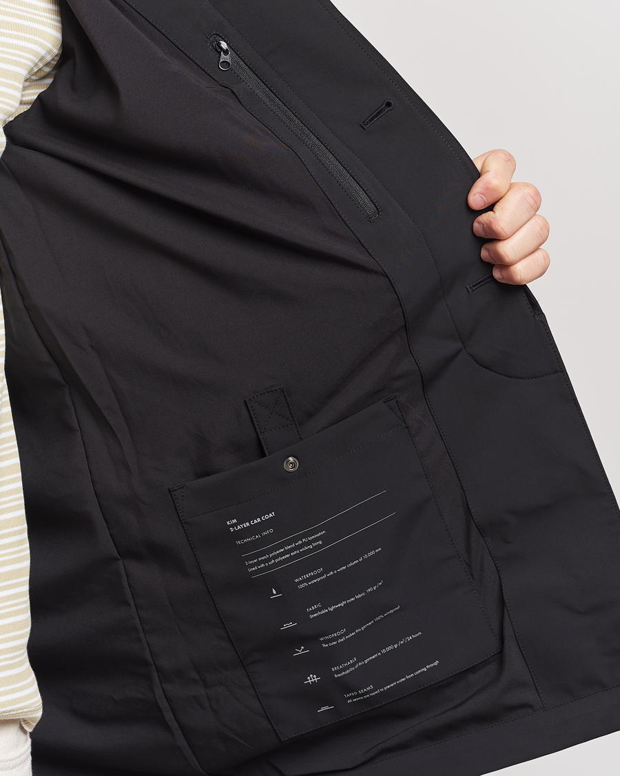 Uomini | Giacche | NN07 | Kim Waterproof Car Coat Black
