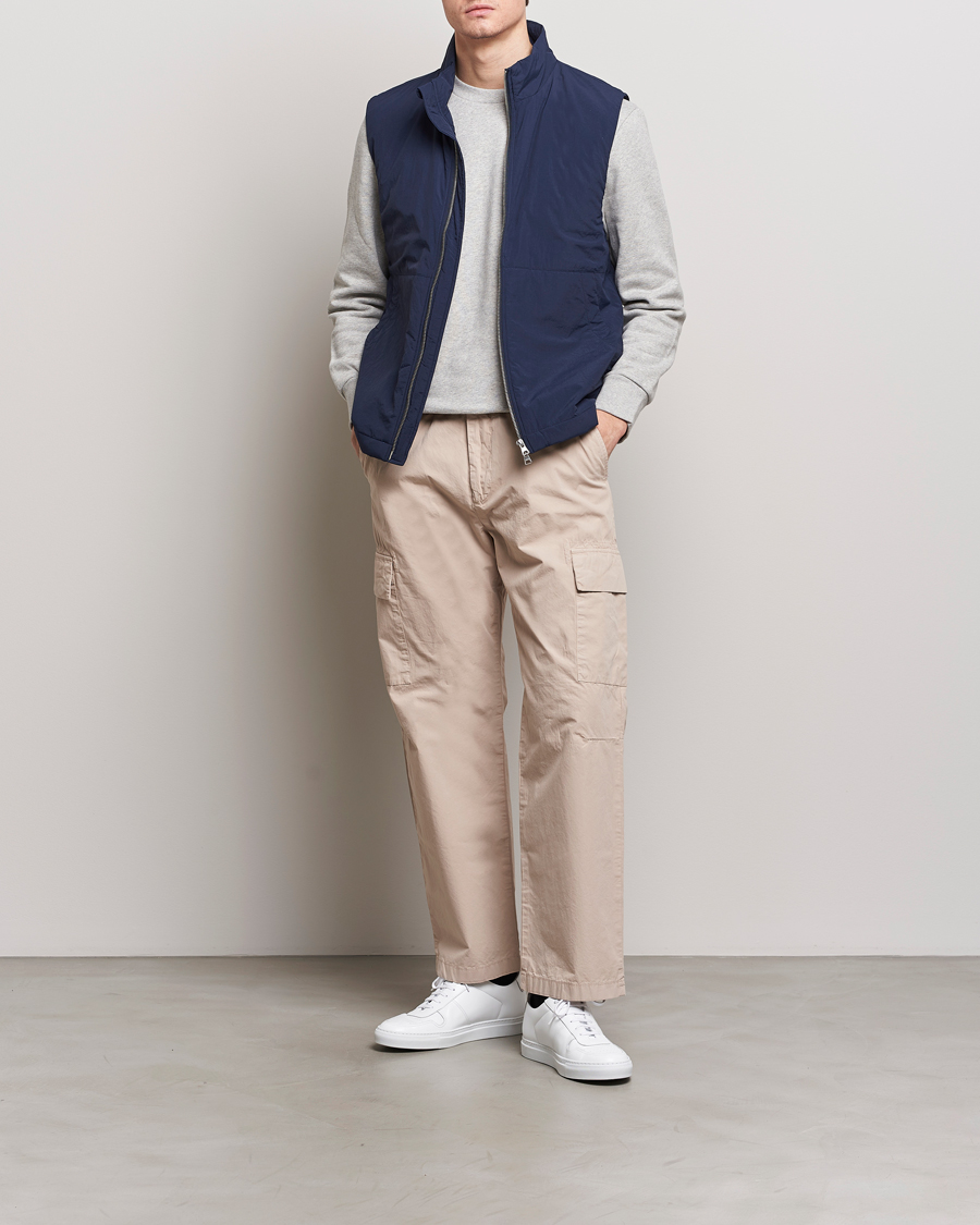 Uomini | Giacche | NN07 | Zack Recycled Vest Navy Blue