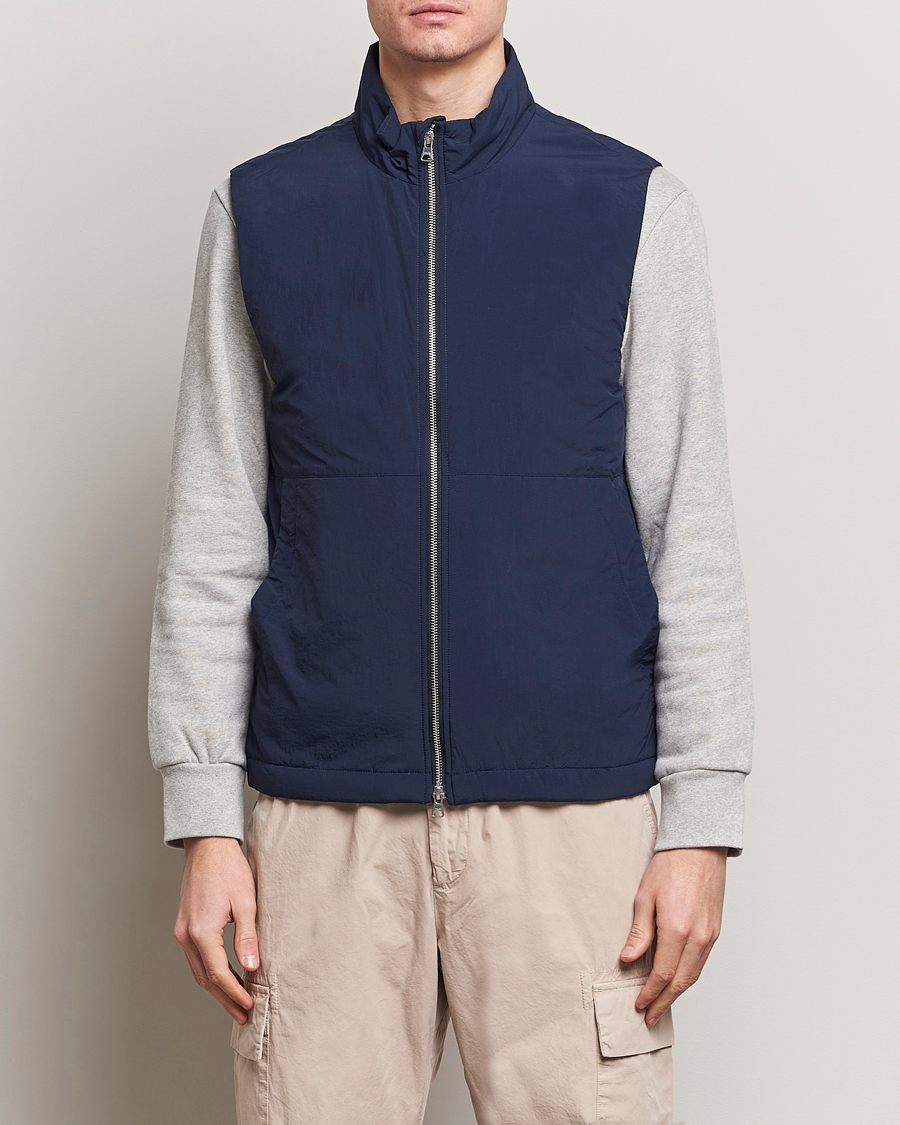Uomini | Giacche | NN07 | Zack Recycled Vest Navy Blue