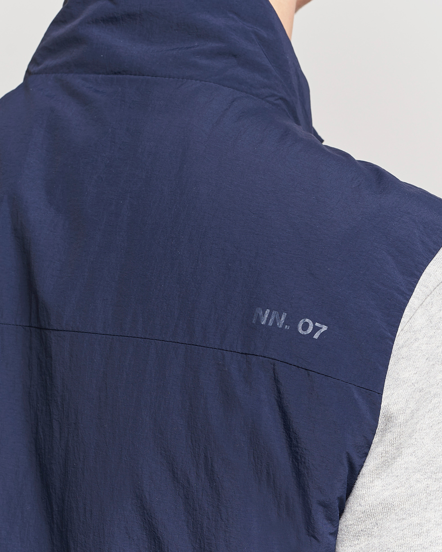 Uomini | Giacche | NN07 | Zack Recycled Vest Navy Blue