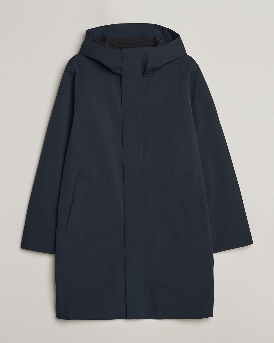 Uomini | Giacche | NN07 | Knox Hooded Coat Navy Blue