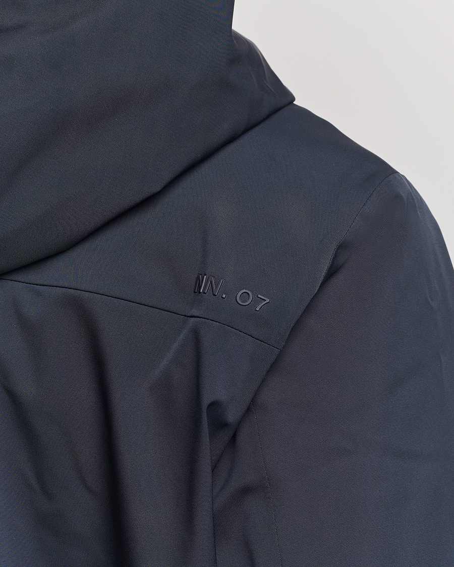 Uomini | Giacche | NN07 | Knox Hooded Coat Navy Blue
