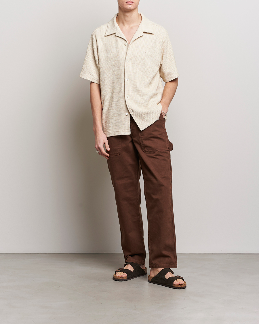 Uomini | Camicie | NN07 | Julio Short Sleeve Shirt Ecru