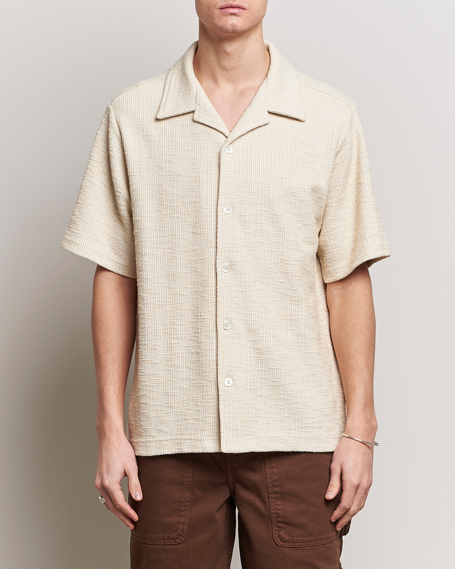 Uomini | Camicie | NN07 | Julio Short Sleeve Shirt Ecru