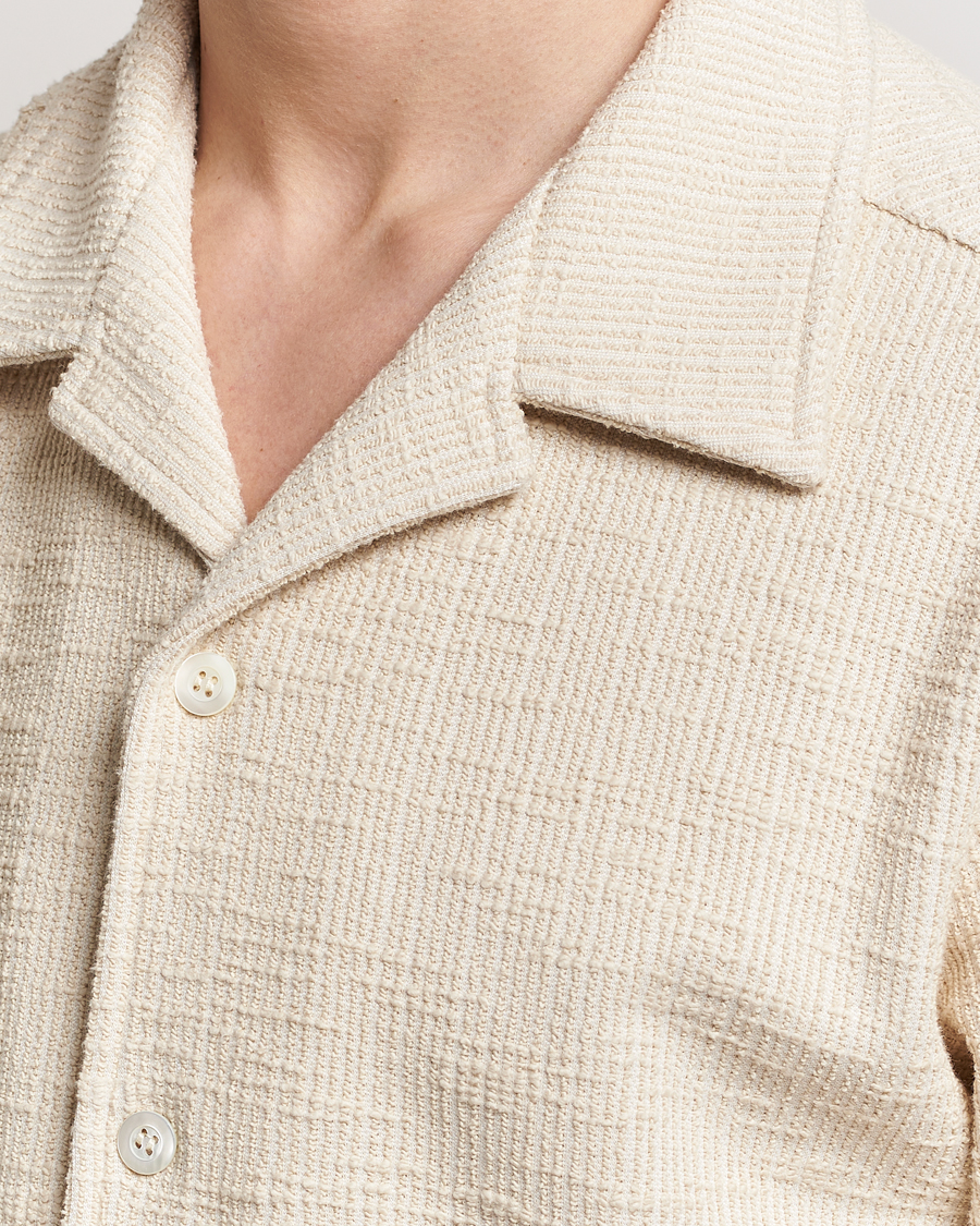 Uomini | Camicie | NN07 | Julio Short Sleeve Shirt Ecru