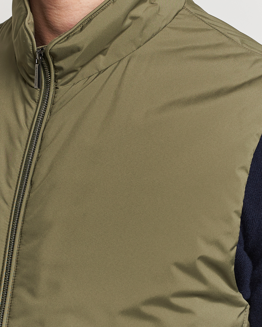 Uomini | Giacche | MooRER | Senio Padded Vest Green