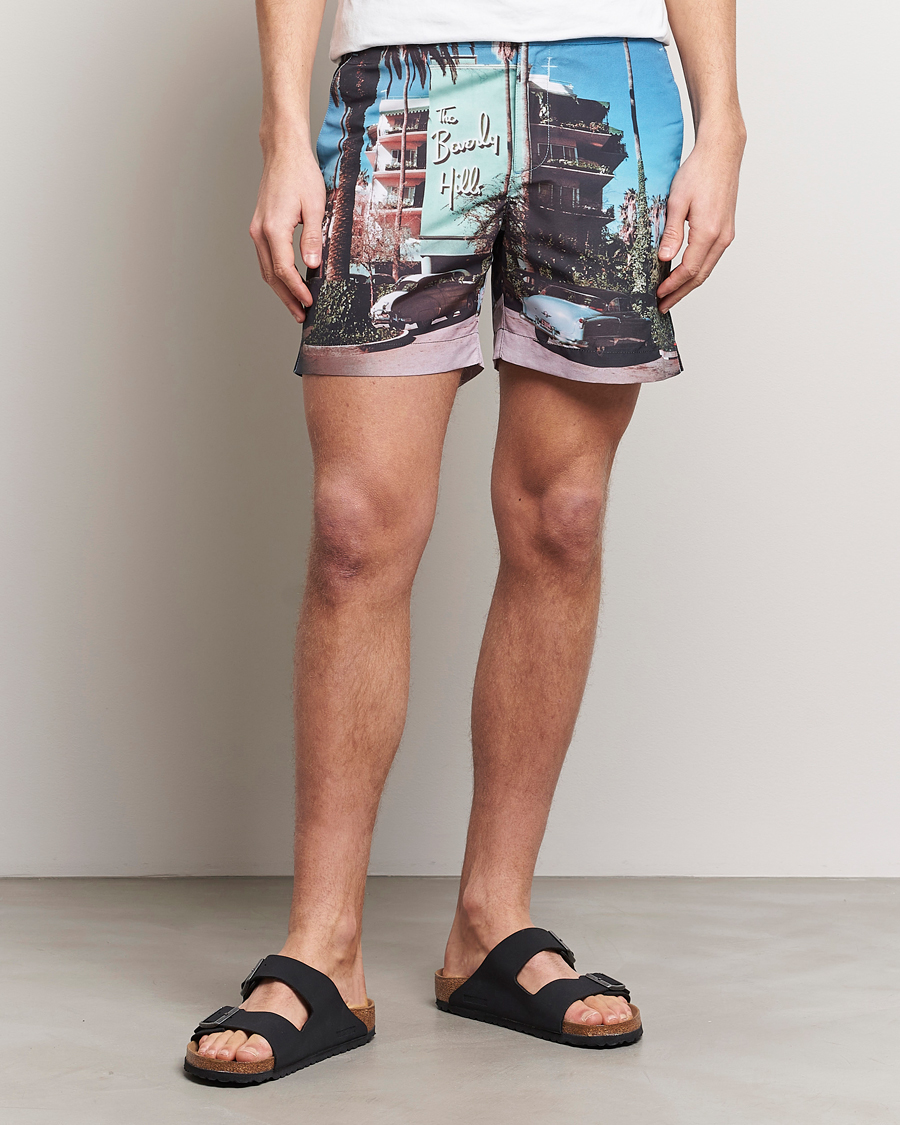 Uomini | Costumi da bagno | Orlebar Brown | Bulldog Photographic Swimshorts Beverly Hills