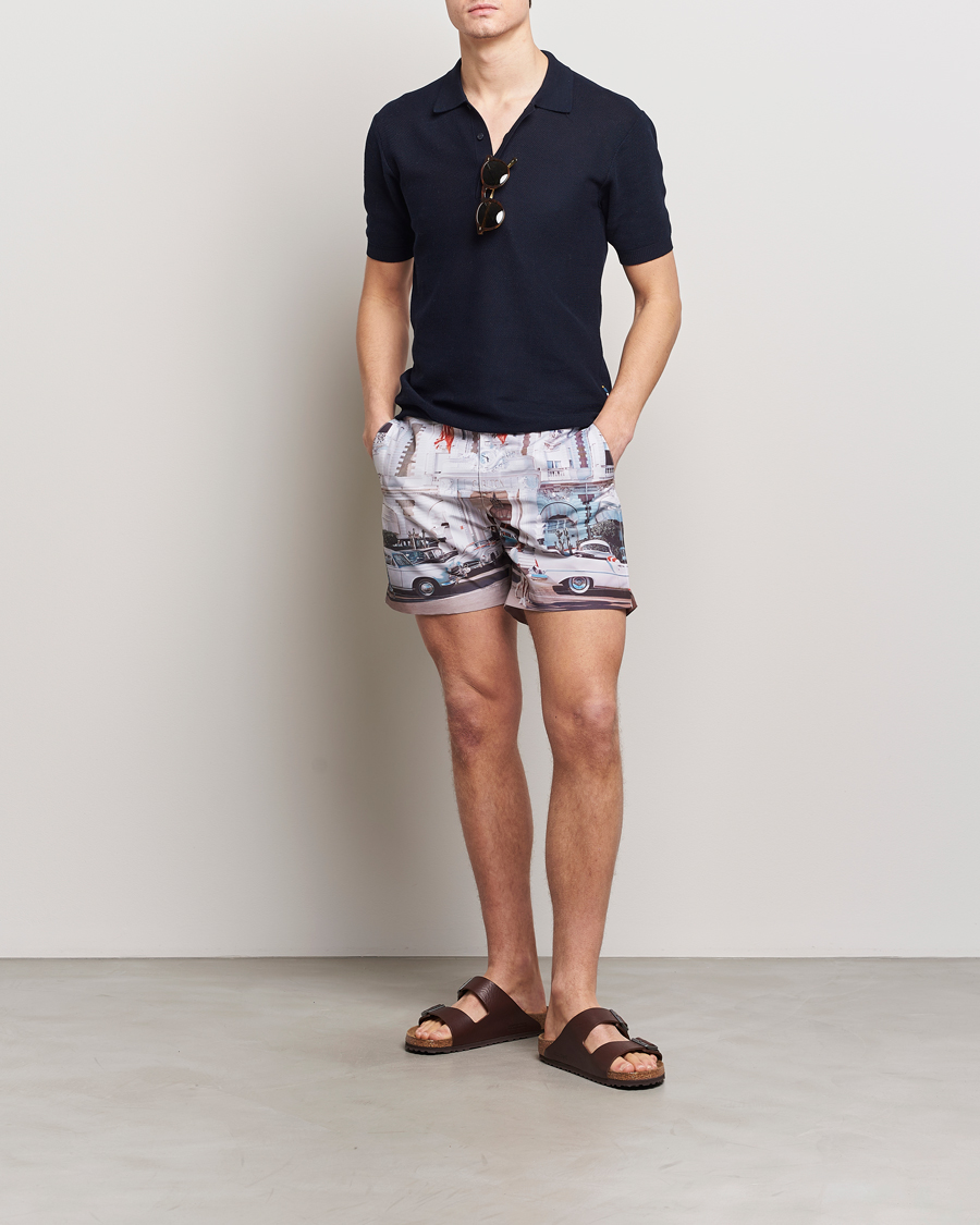 Uomini | Costumi da bagno | Orlebar Brown | Bulldog Photographic Swimshorts Carlton Cannes