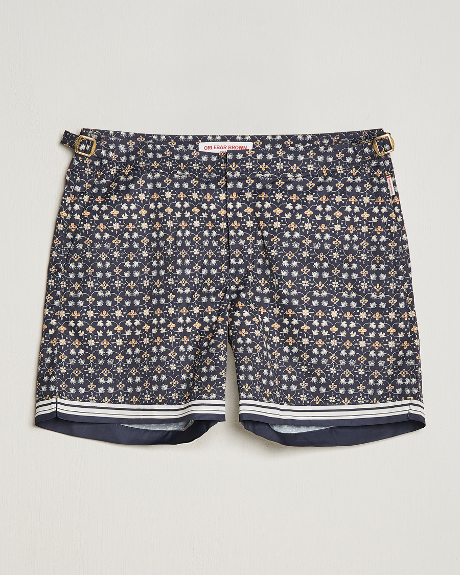 Uomini | Costumi da bagno | Orlebar Brown | Bulldog Fiore Swimshorts Night Iris