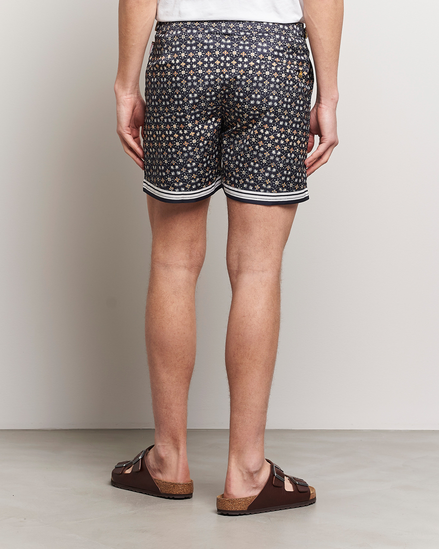 Uomini | Costumi da bagno | Orlebar Brown | Bulldog Fiore Swimshorts Night Iris