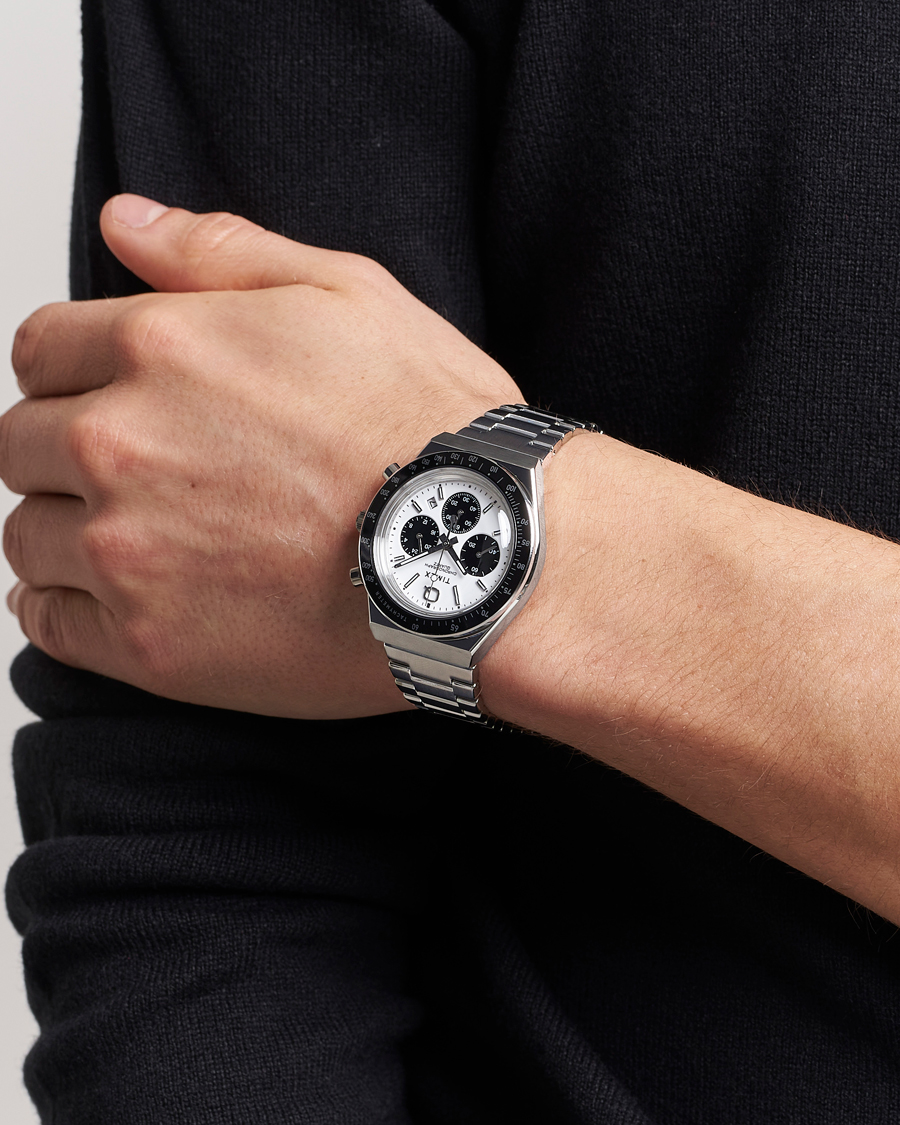 Uomini | Timex Q Timex Chronograph 40mm White Dial | Timex | Q Chronograph 40mm White Dial