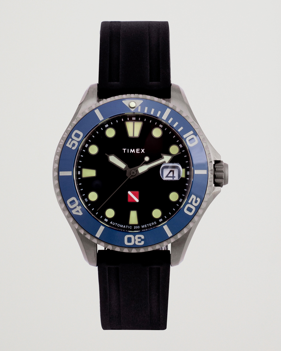 Uomini | Timex Deep Water Tiburón Automatic 44mm Black Dial | Timex | Deep Water Tiburón Automatic 44mm Black Dial