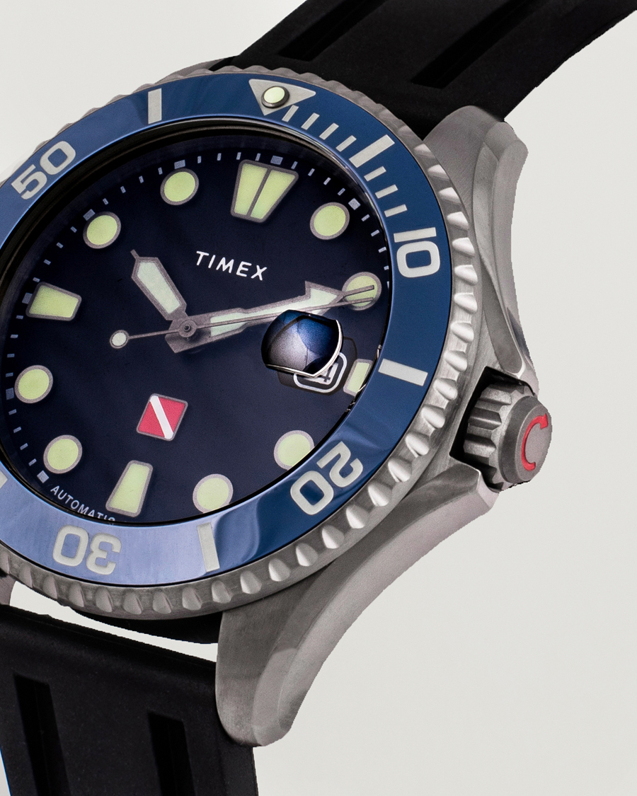 Uomini | Timex Deep Water Tiburón Automatic 44mm Black Dial | Timex | Deep Water Tiburón Automatic 44mm Black Dial