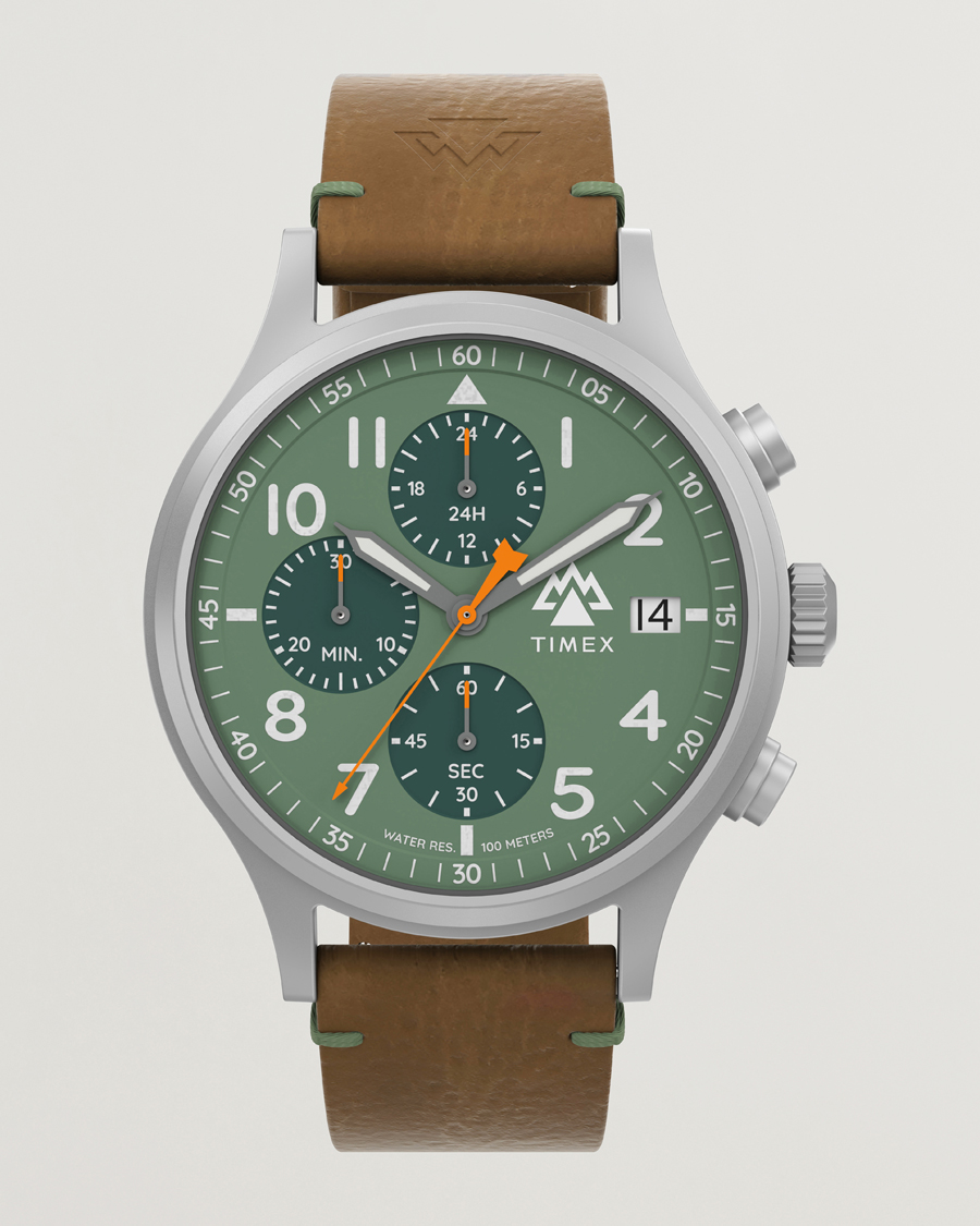 Uomini | Timex Expedition North Sierra Chronograph 42mm Green Dial | Timex | Expedition North Sierra Chronograph 42mm Green Dial