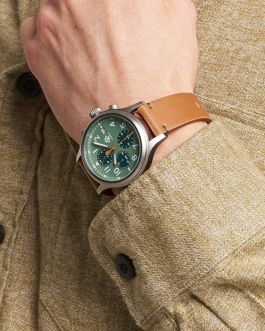 Uomini | Timex Expedition North Sierra Chronograph 42mm Green Dial | Timex | Expedition North Sierra Chronograph 42mm Green Dial