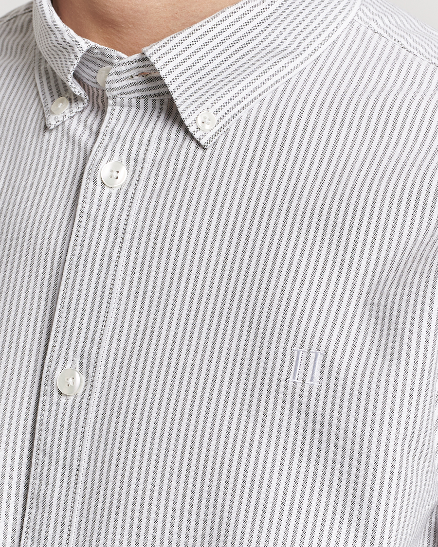 Uomini | Camicie | LES DEUX | Kristian Oxford Shirt Green/White