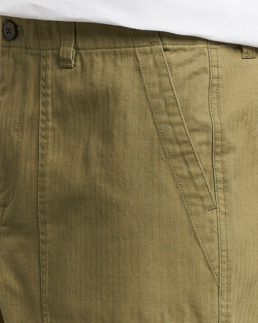 Uomini | Pantaloni | LES DEUX | Lester Fatigue Pants Surplus Green