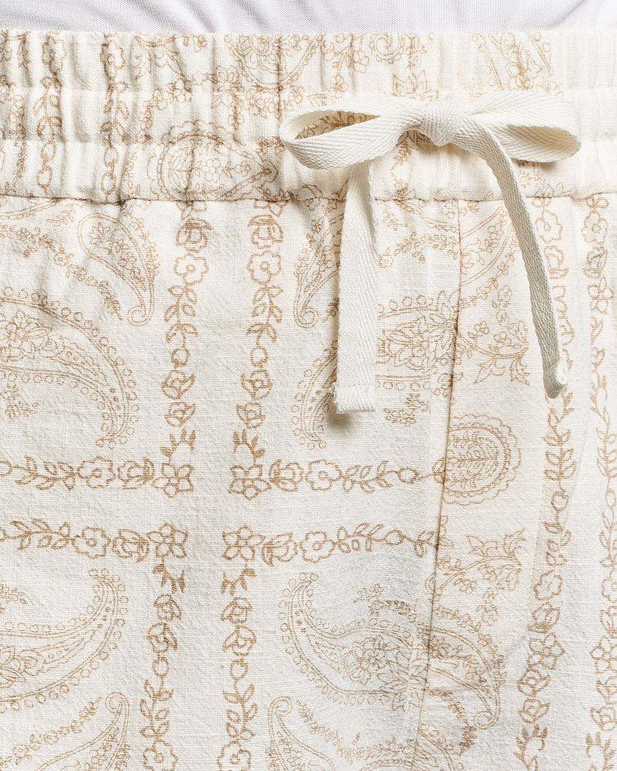 Uomini | Pantaloncini | LES DEUX | Lesley Paisley Shorts Light Ivory