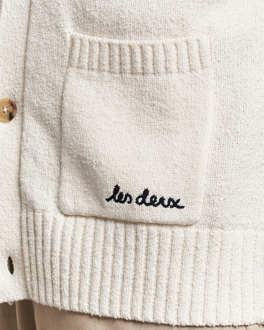 Uomini | Maglieria | LES DEUX | Brad Cardigan Vest Ivory