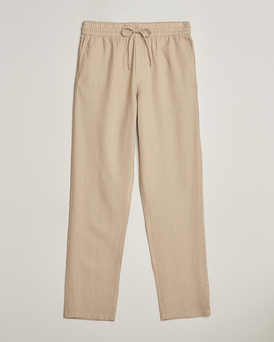 Uomini | Pantaloni | LES DEUX | Patrick Linen Pants Light Desert Sand