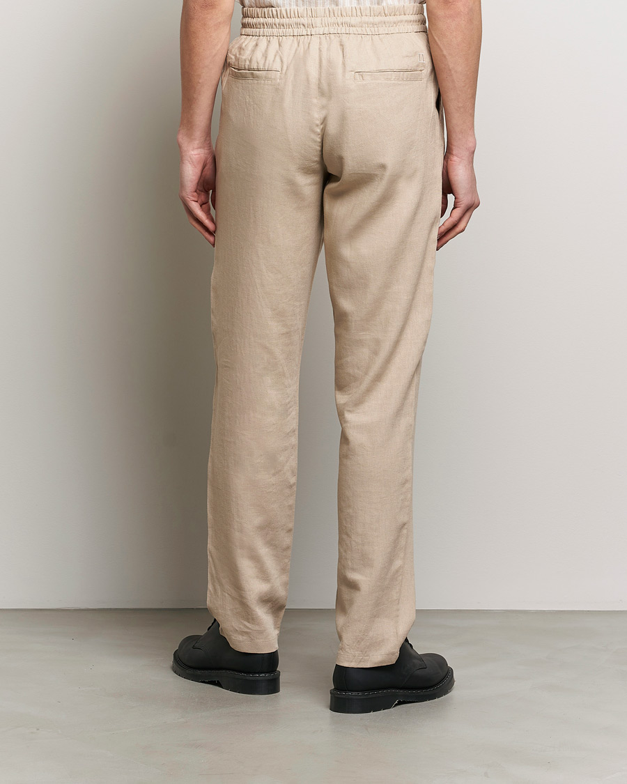Uomini | Pantaloni | LES DEUX | Patrick Linen Pants Light Desert Sand