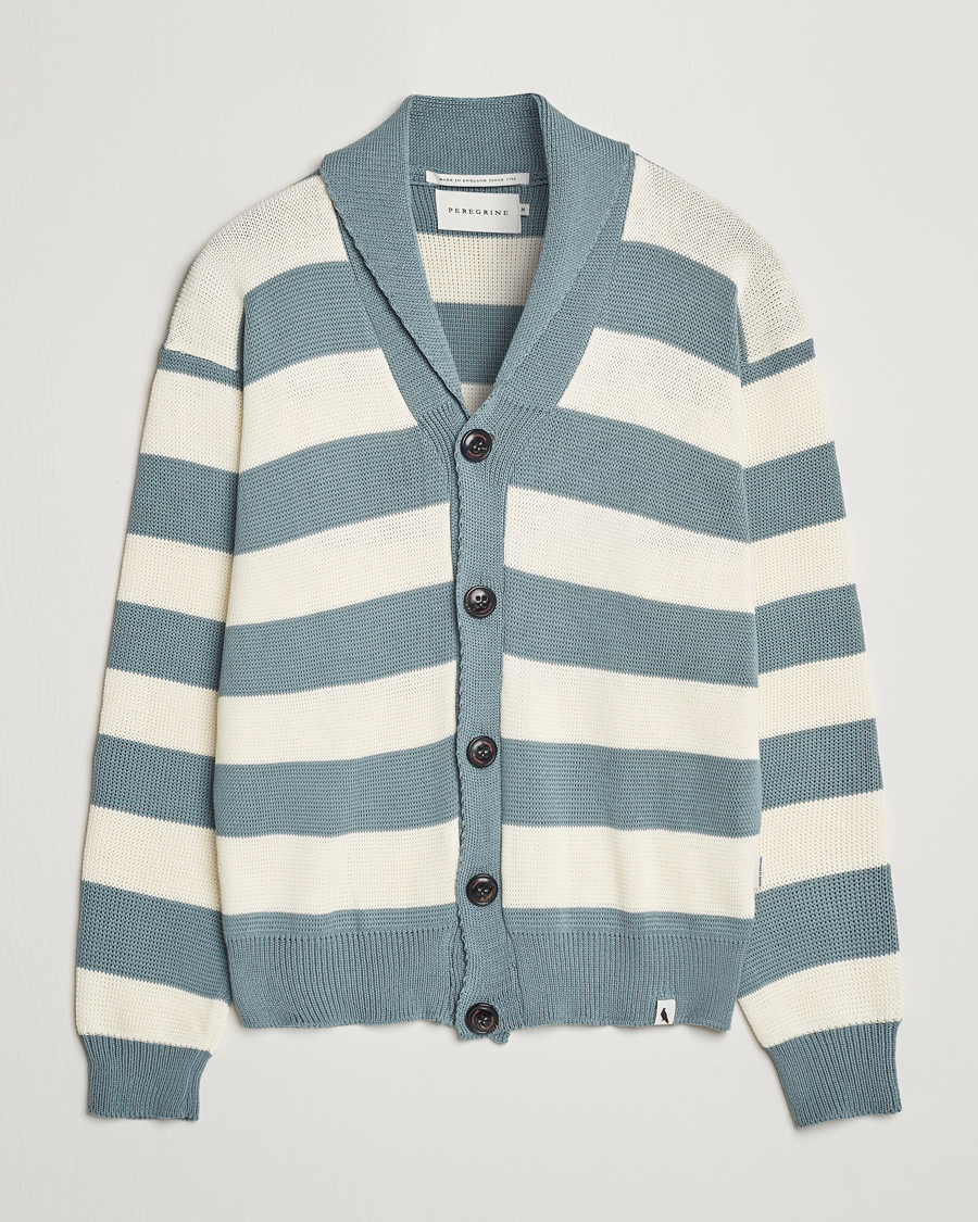 Uomini | Maglieria | Peregrine | Richmond Organic Cotton Cardigan Lovat