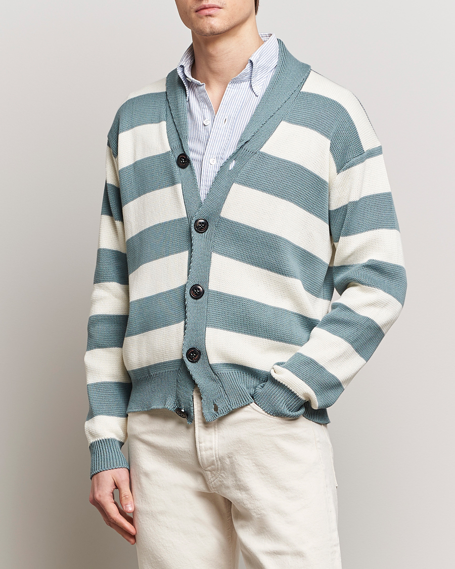 Uomini | Maglieria | Peregrine | Richmond Organic Cotton Cardigan Lovat