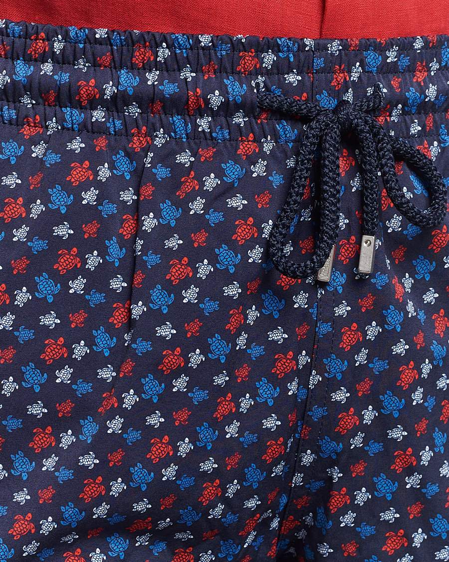 Uomini | Costumi da bagno | Vilebrequin | Moorea Printed Swimshorts Bleu Marine