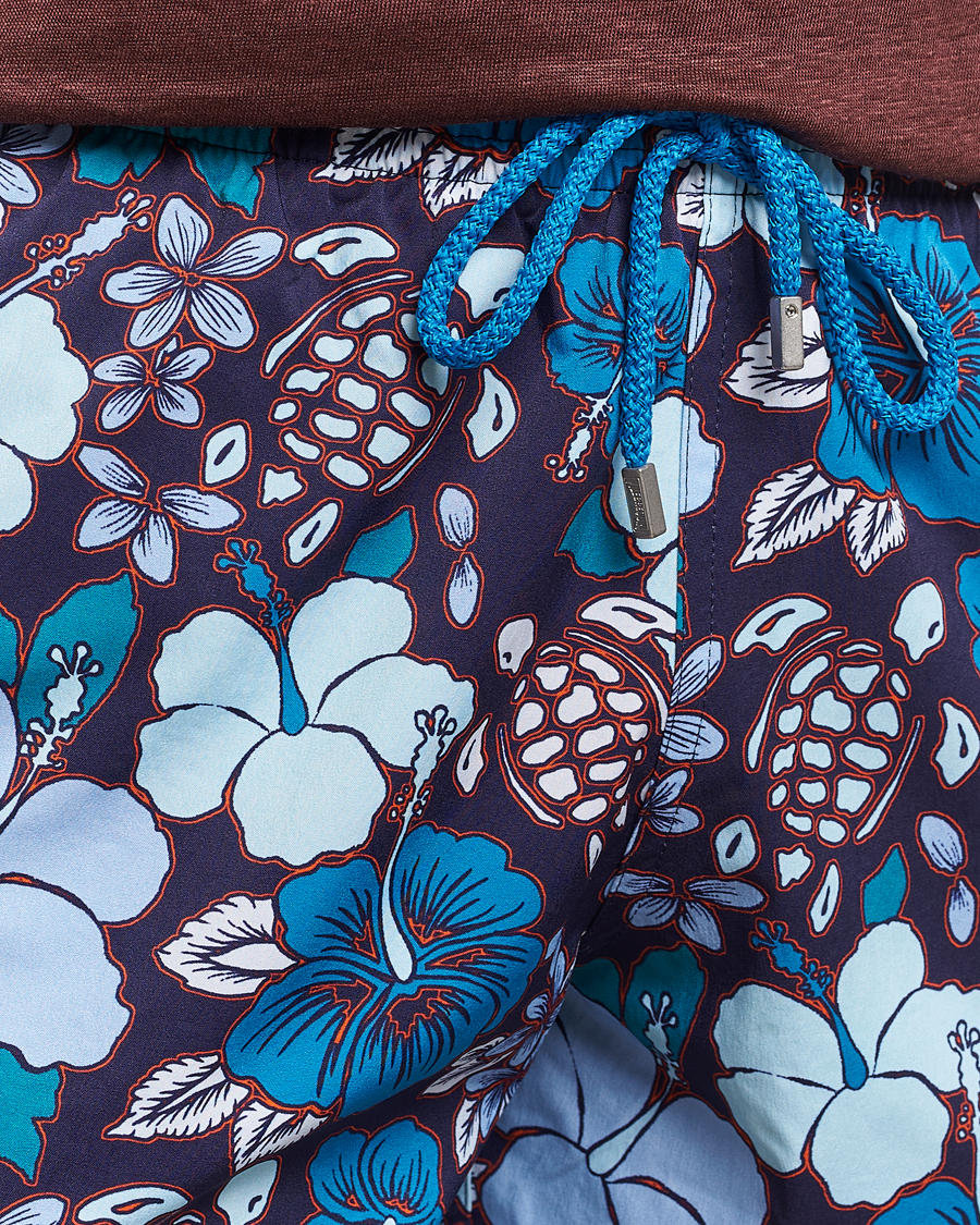 Uomini | Costumi da bagno | Vilebrequin | Moorise Printed Swimshorts Minuit