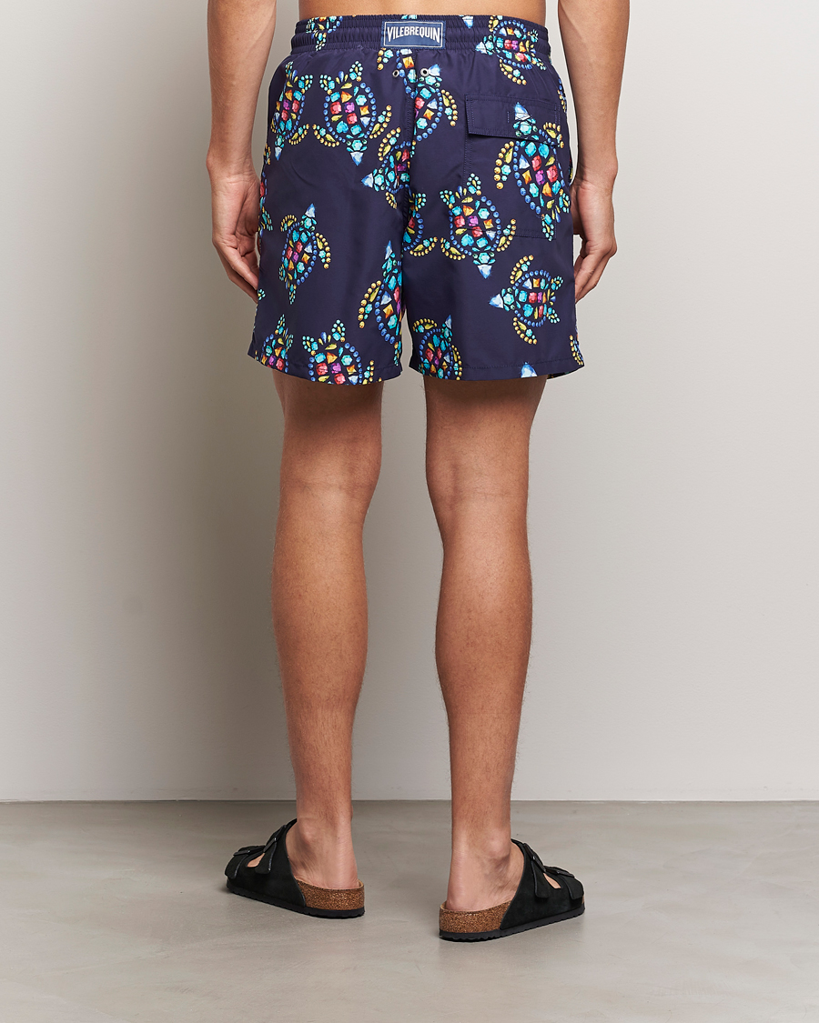 Uomini | Costumi da bagno | Vilebrequin | Moorea Printed Swimshorts Minuit