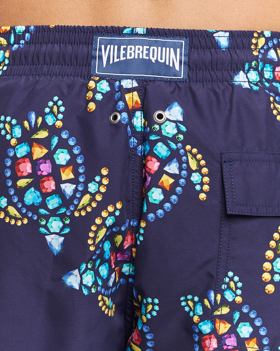 Uomini | Costumi da bagno | Vilebrequin | Moorea Printed Swimshorts Minuit