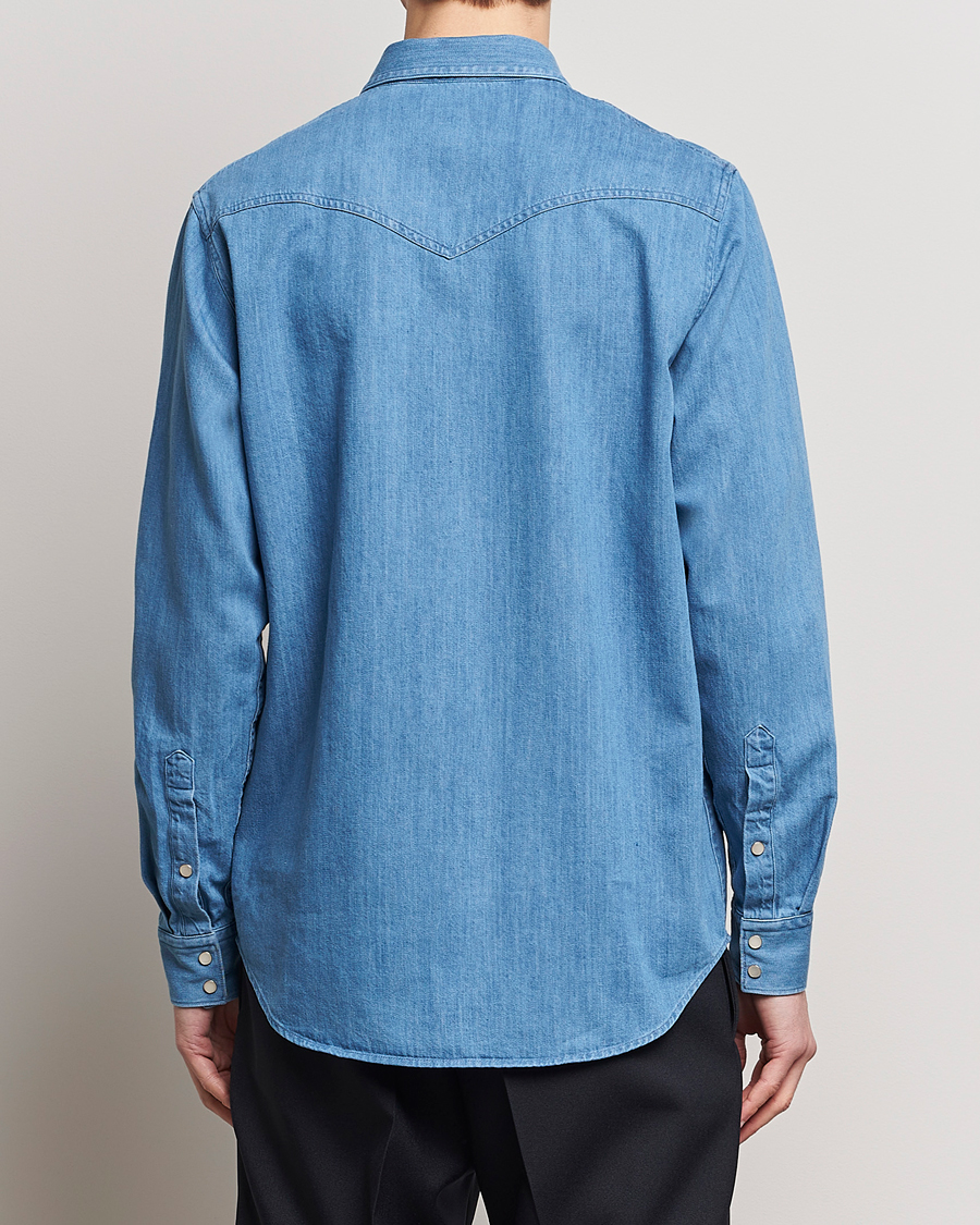 Uomini | Camicie | J.Lindeberg | Carson Denim Shirt Bijou Blue