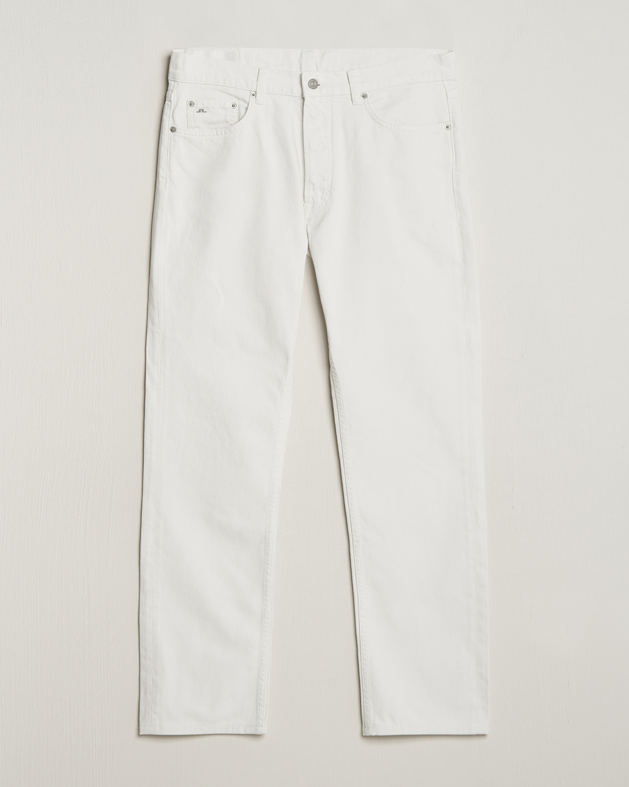 Uomini | Jeans | J.Lindeberg | Cody Solid Regular Jeans Cloud White