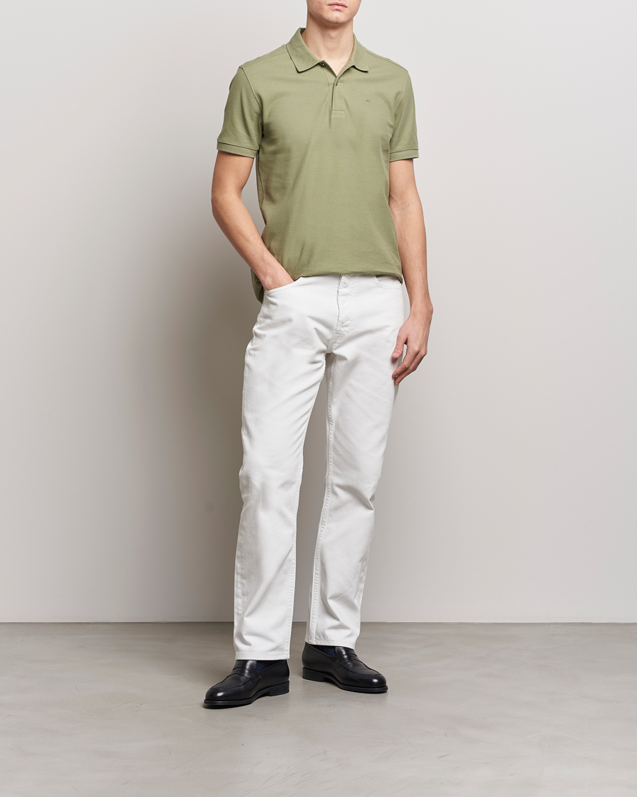 Uomini | Jeans | J.Lindeberg | Cody Solid Regular Jeans Cloud White