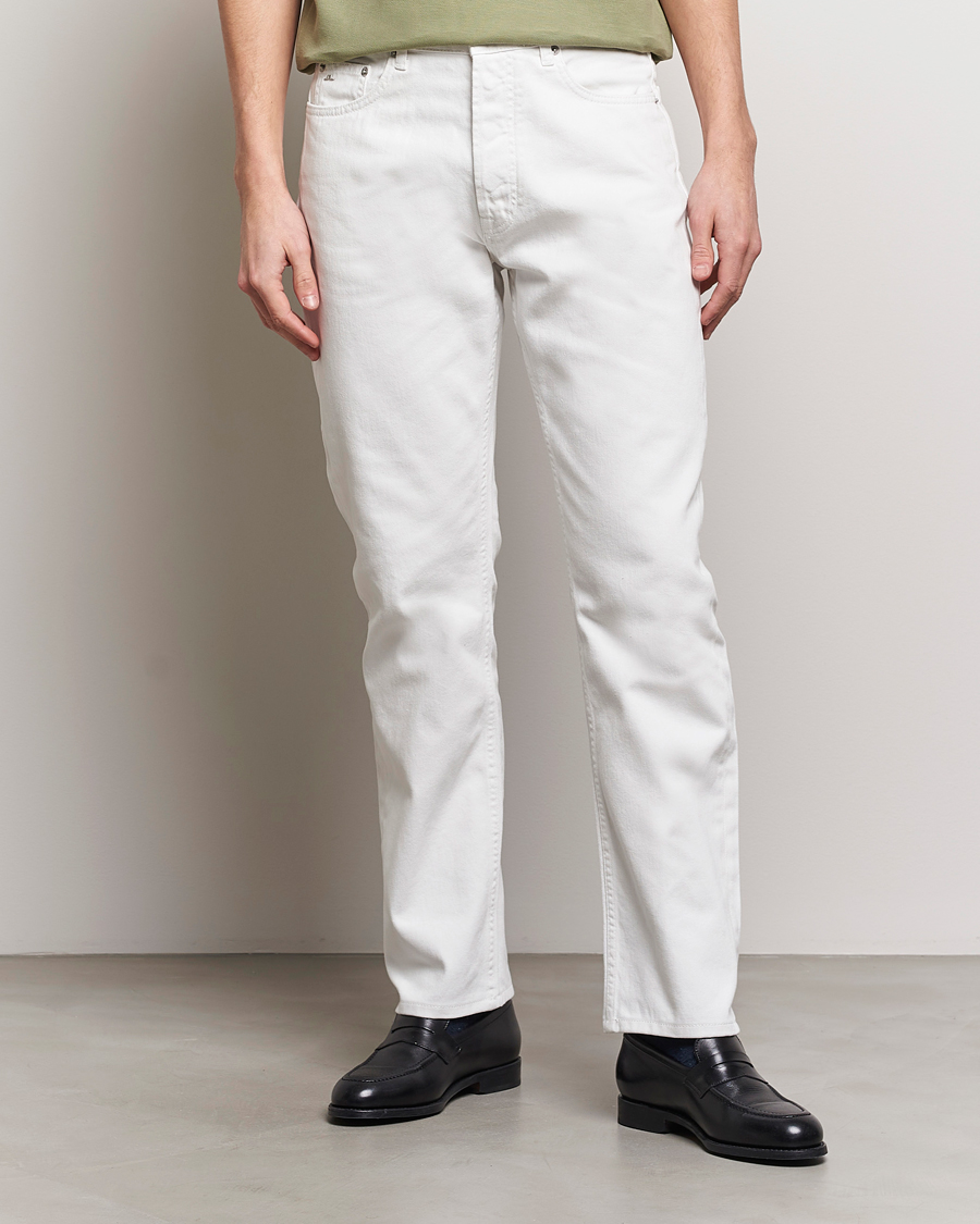 Uomini | Jeans | J.Lindeberg | Cody Solid Regular Jeans Cloud White