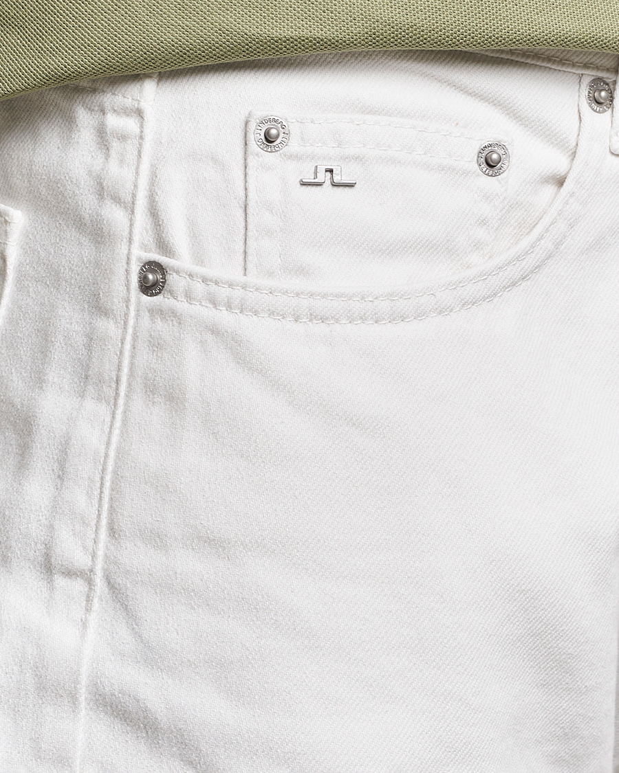 Uomini | Jeans | J.Lindeberg | Cody Solid Regular Jeans Cloud White