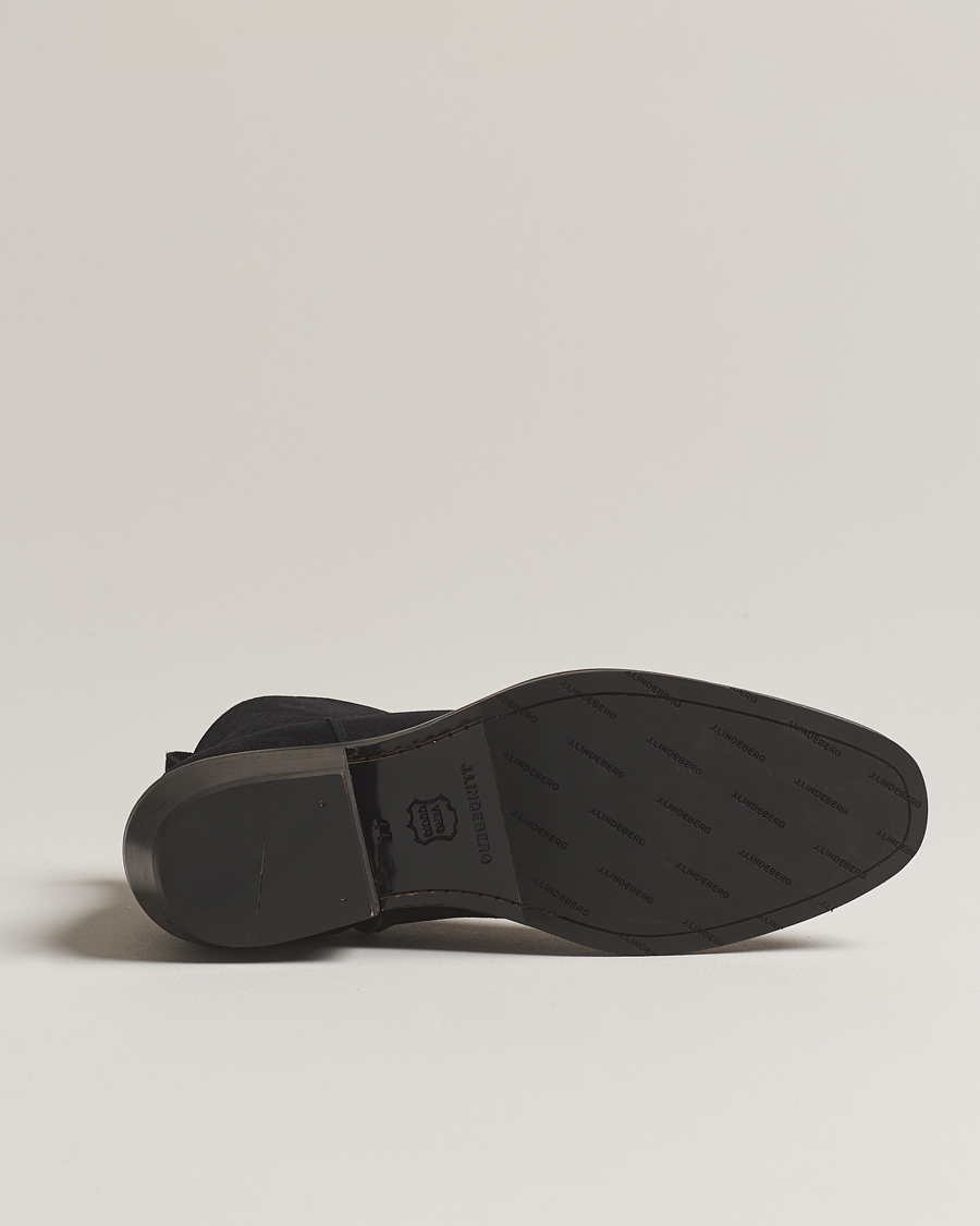Uomini | J.Lindeberg Wyatt Suede Boots Black | J.Lindeberg | Wyatt Suede Boots Black