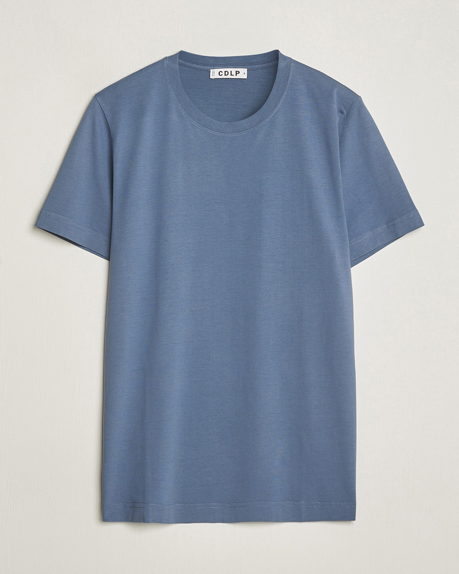 Uomini | T-shirt | CDLP | Crew Neck Tee Steel Blue